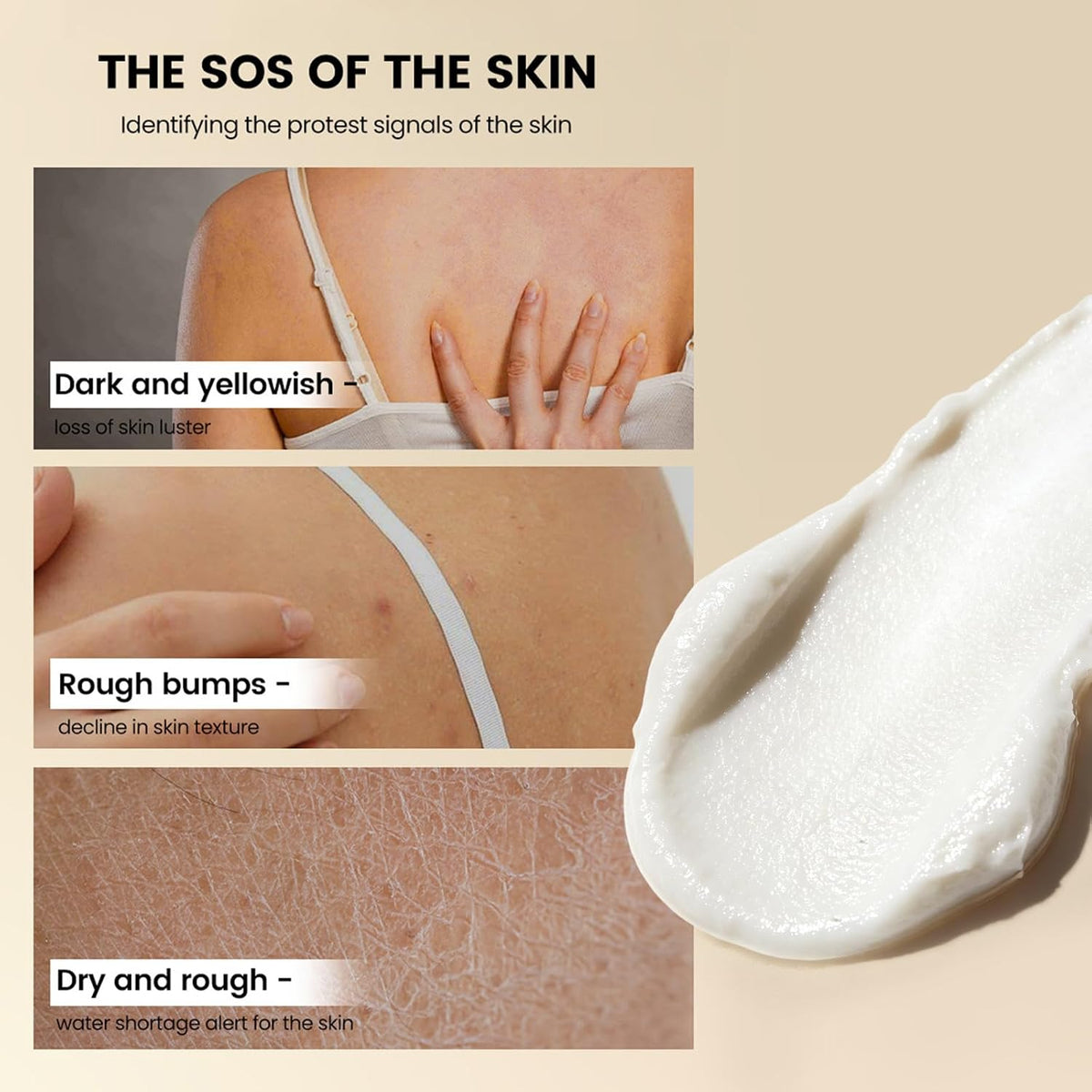 Glycolic Acid Exfoliating Body Stick, Glycolic Acid Stick for Gentle Exfoliation, Smooths Rough Texture, Boosts Radiant Glow, Body Care Balm for Underarms Legs & Full Body, 2.65 Oz